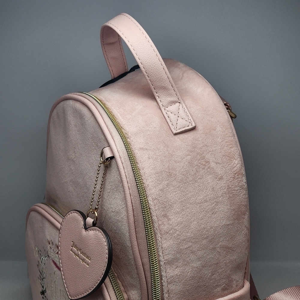 Juicy Couture Heritage Velour Backpack - Picture 3 of 12